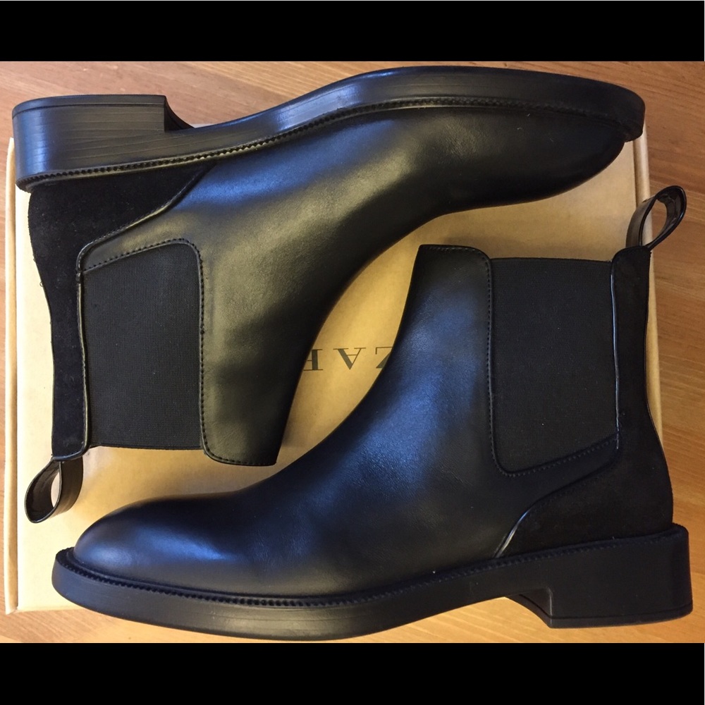 Zara ankle boots.